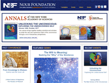 Tablet Screenshot of nourfoundation.com